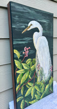 Load image into Gallery viewer, Joy Reigns - Original Artwork - Great Egret- Nature Art