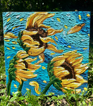 Load image into Gallery viewer, Sunflower Dreams- Original Painting - Sunflower Art - Florida Art